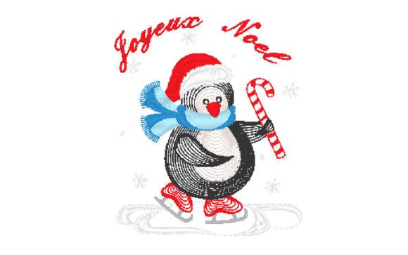 Christmas Penguin French Embroidery Review