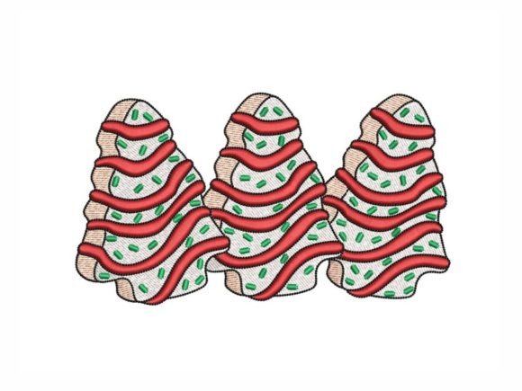 Christmas Tree Cookies Embroidery Design Review for Craft Fairs
