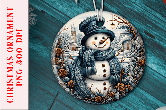 Embroidery Snowman Christmas Ornament Design Review