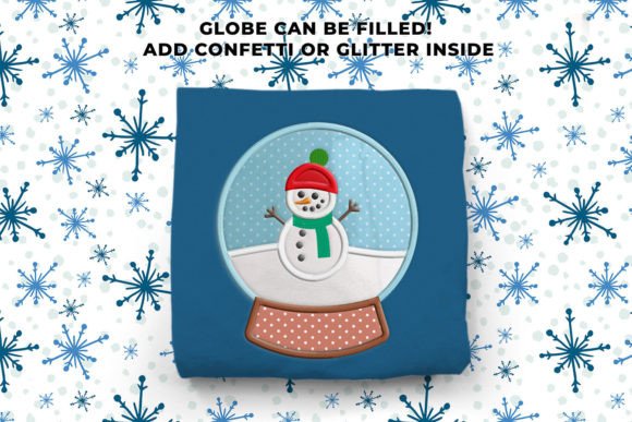 Fillable Snowman Snow Globe Applique Review for Seasonal Use