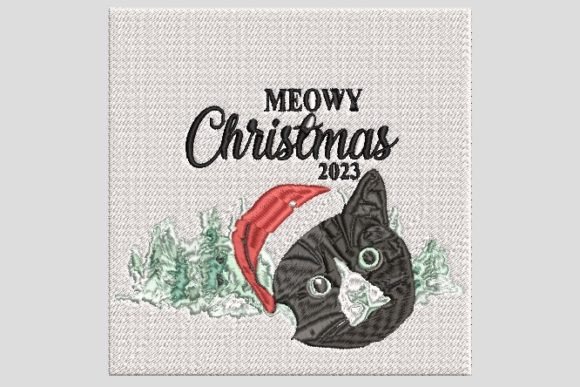 Meowy Merry Christmas 2023 Embroidery Review for Personalized Gifts