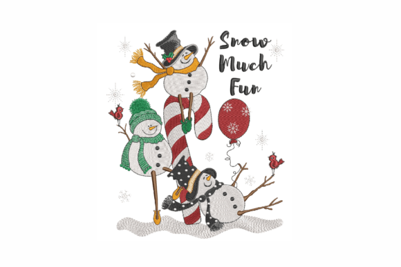 Snow Much Fun Embroidery Design Review