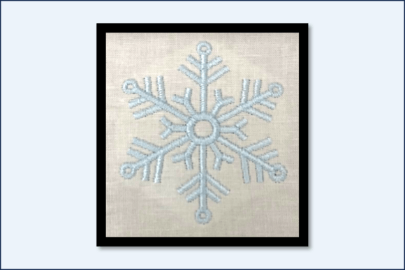 Snowflake-5 Point-C Review: A Versatile Seasonal Embroidery Design