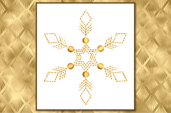 Snowflake-Dainty-E: A Delightful Embroidery Design for Winter Collections