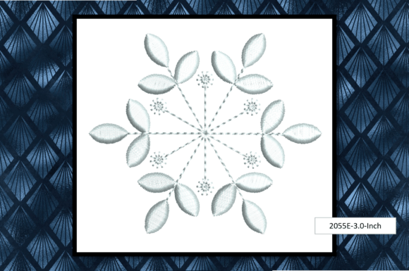 Snowflake-Trilogy-D Review: A Delicate Embroidery Design for Holiday Projects