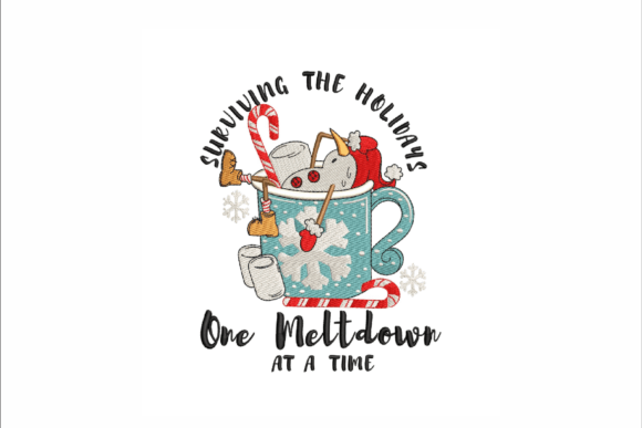 Snowman in a Cup of Coffee Embroidery Design Review