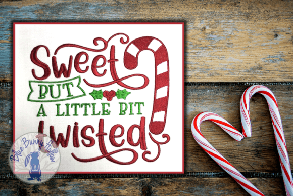 Sweet but a Little Bit Twisted: A Playful Embroidery Design for Small Business Merch